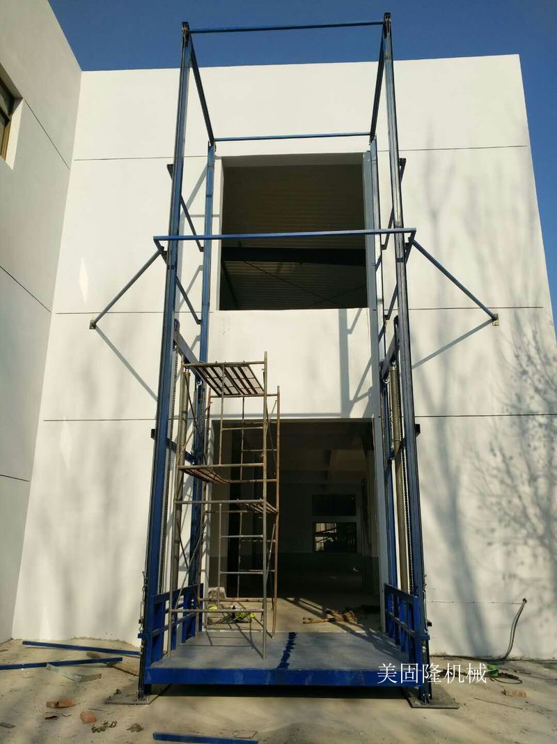 邵阳仓库专用导轨式升降货梯价格